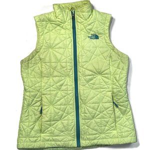The‎ North Face Womens Tamburello Vest Small Yellow Full Zip